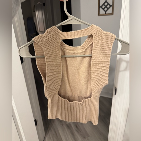 Open back sweater top from Columbia Street Boutique - Picture 2 of 2